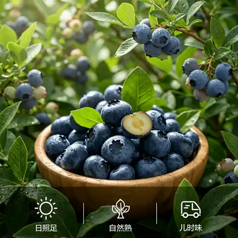 今日必买、京东百亿补贴：京觅 云南花香蓝莓 中果125g*12盒单果15mm+