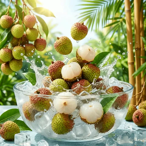 核小肉厚的荔枝代表：京鲜生 海南妃子笑荔枝 净重5斤装（单果18g+）