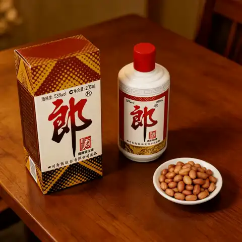 川派酱香标杆！醇厚柔顺太绝了：郎酒 郎牌郎酒 53%vol 酱香型白酒 200ml 单瓶装