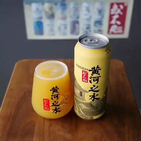 国产性价比炸场~柑橘芒果满口爆香：或不凡 黄河之水 烈性浑浊IPA啤酒 500ml 单听