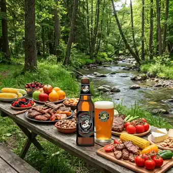 露营拍照超出片：布鲁克林 石墙 美式IPA啤酒 330ml*6瓶