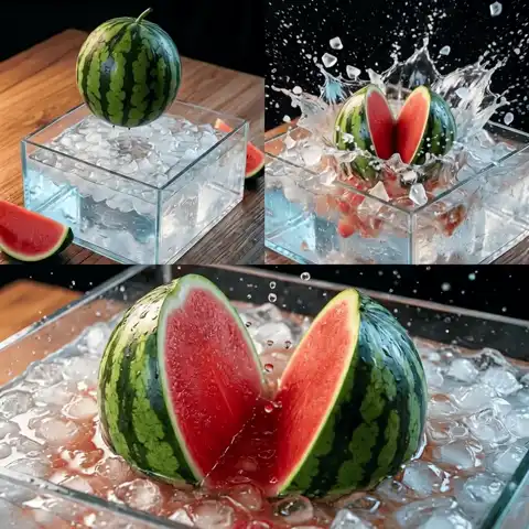 今日必买：京鲜生 无籽麒麟大西瓜 1粒装 7-9斤 生鲜水果