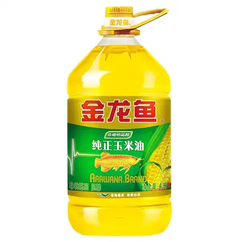 源自优质玉米胚芽，滴滴香浓：金龙鱼 纯正玉米油 4L