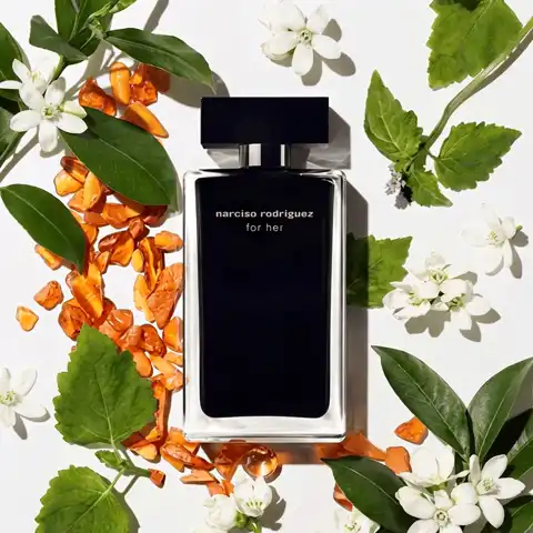 木质花香调：纳西索·罗德里格斯 for her女士香水 黑瓶100ml+粉瓶100ml